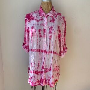 OSO Casuals Vintage Tie Dye Made in India Size: Large NWT